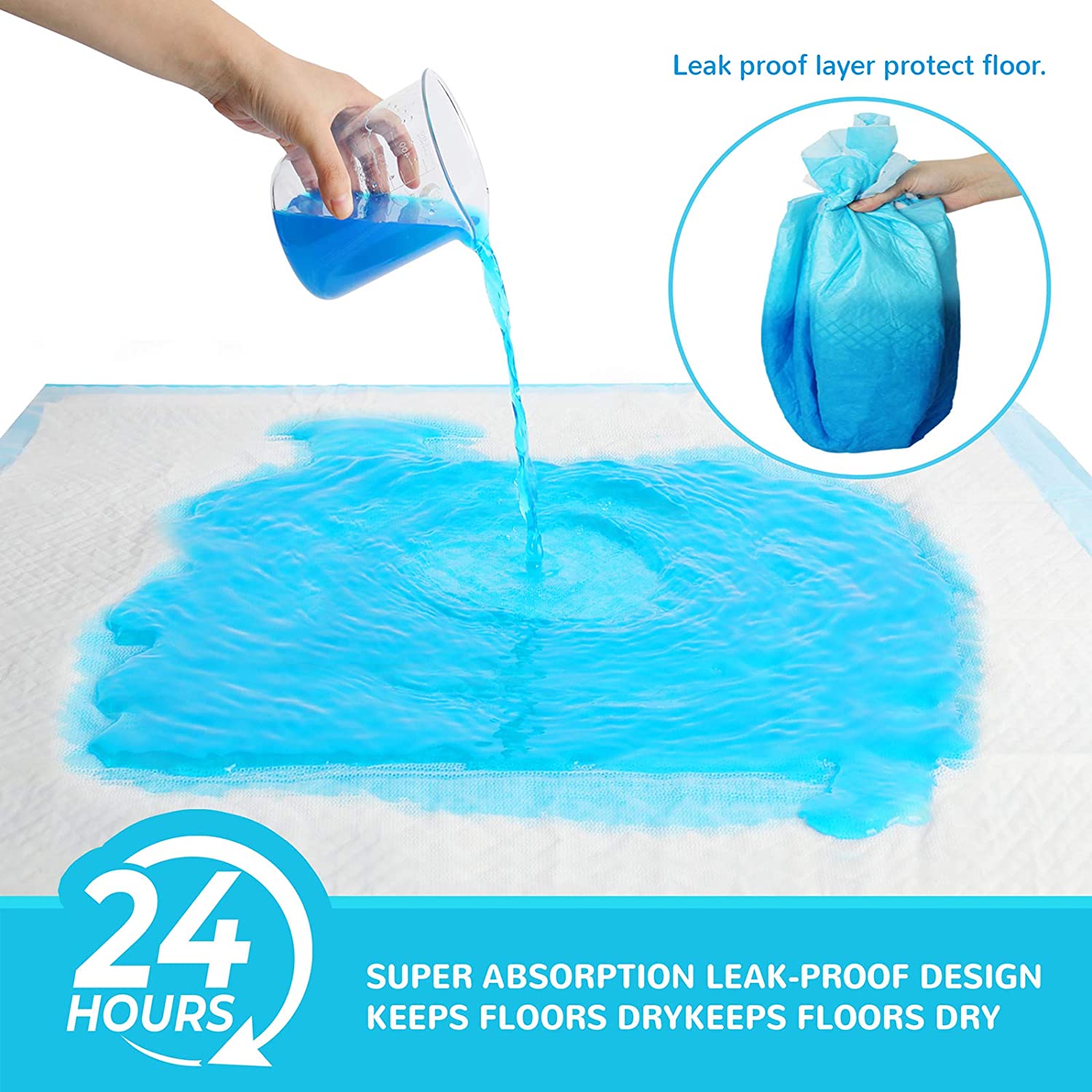 Enzo Dog Multi-Purpose Pad, Extra Large Disposable Super Absorbent & Leak-Free Pee Pads 36
