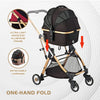 "Pista Super-Lightweight Aluminum Frame 3-in-1 Stroller: The Ultimate Mobility Solution for Small/Medium Dogs, Cats, and Pets on the Go!"