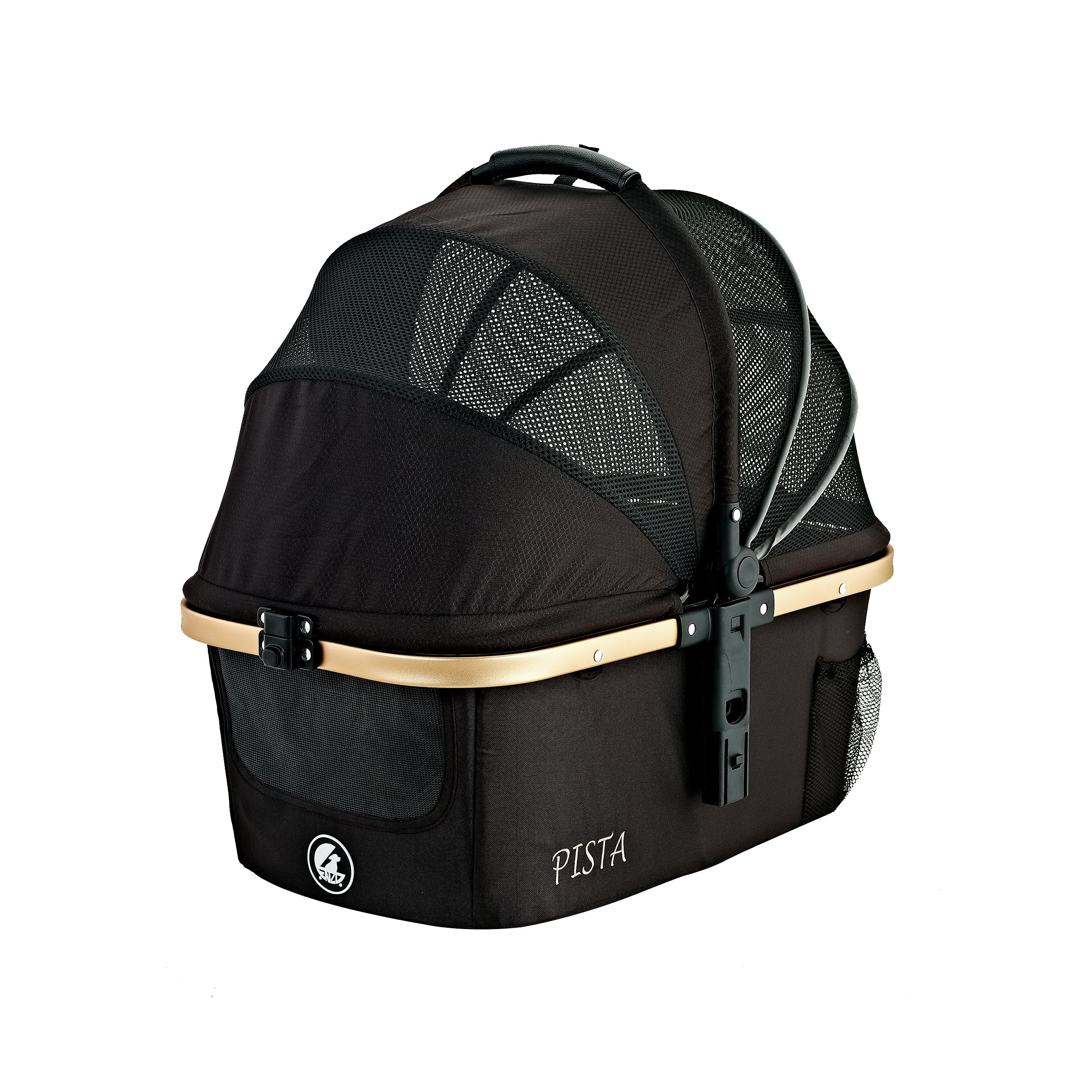 Pista Super-Lightweight Aluminum Frame 3-in-1 Stroller: The Ultimate Mobility Solution for Small/Medium Dogs, Cats, and Pets on the Go!