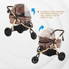 Roma Performance Jogging Sports Stroller: The Perfect Companion for Active Small/Medium Dogs, Cats, and Pets up to 50lbs!"