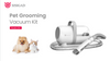 SISIGAD Pet Grooming Kit  & Vacuum for Dogs / Cats | Vacuum for Pet Hair