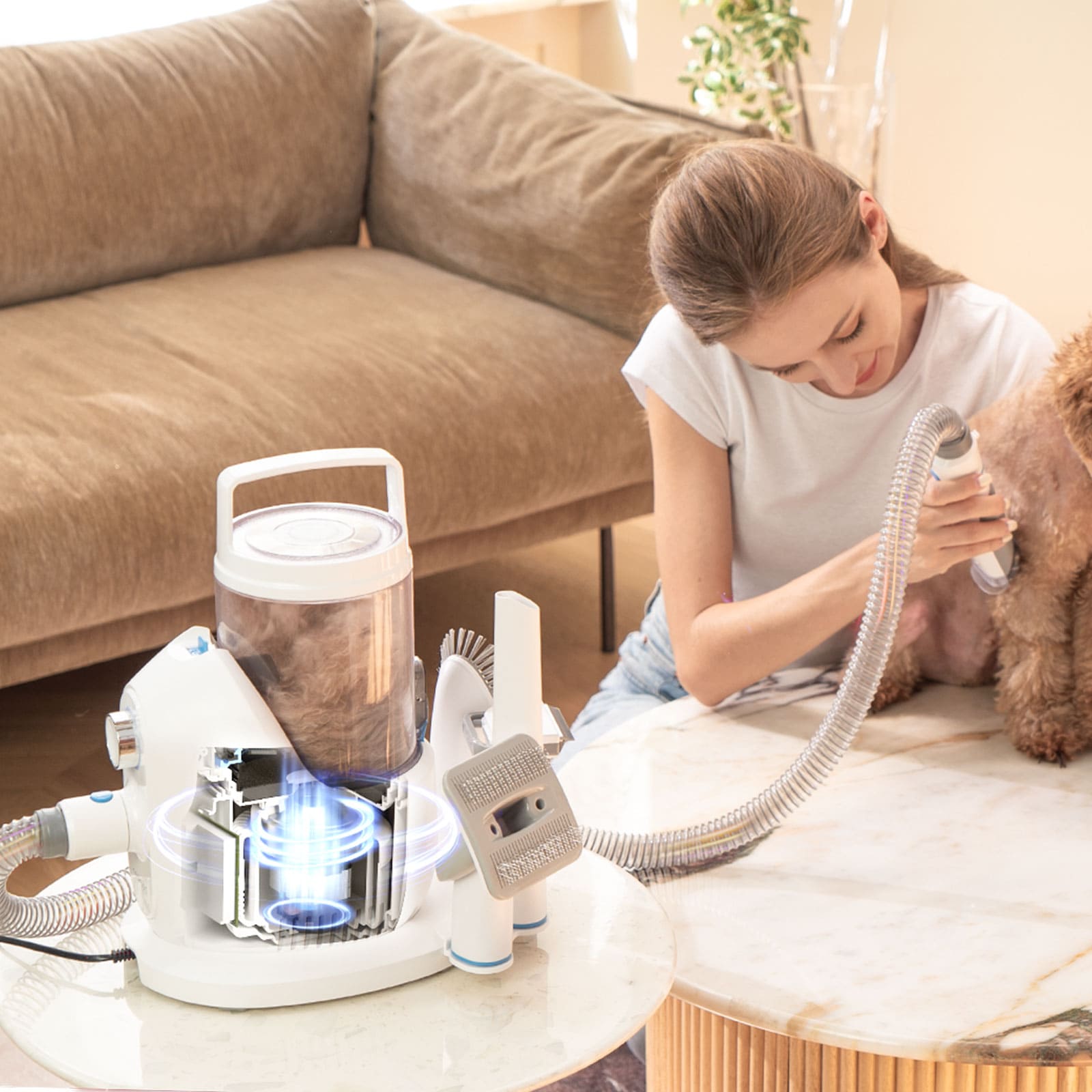 Neakasa P2 Pro Dog Grooming Kit & Vacuum for Dogs Cats | Vacuum For Pet Hair